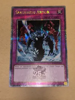 Sakuretsu Armor RA03-EN130 Quarter Century Secret Rare YuGiOh! NM - Image 1