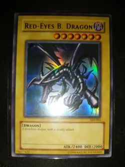 Yugioh - Red-Eyes Black Dragon SDJ-001 - Ultra Rare - Near Mint + / Mint - Image 1