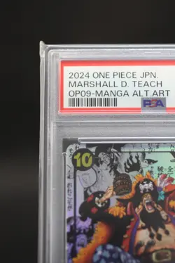 PSA 10 ONE PIECE Teach OP09-093 Manga Alt Art Emperors in the New World Japanese - Image 2