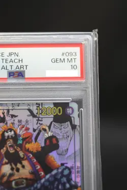PSA 10 ONE PIECE Teach OP09-093 Manga Alt Art Emperors in the New World Japanese - Image 3
