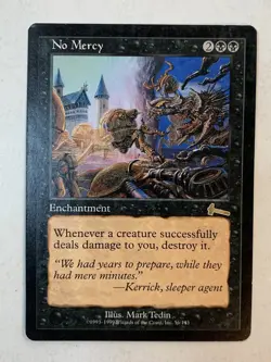 No Mercy Urza's Legacy LP Black Rare 1999 MAGIC GATHERING CARDS X2 🔥!! - Image 3