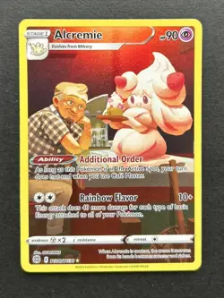 Alcremie TG08/TG30 Holo Brilliant Stars Pokemon Card Ultra Rare, Near Mint - Image 1