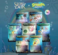 MTG Secret Lair Rainbow Foil: SpongeBob SquarePants Legends of Bikini Bottom - Image 1