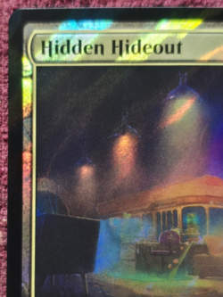 Hidden Hideout (Surge Foil) Teenage Mutant Ninja Turtles Commander TMC 0043 MINT - Image 2