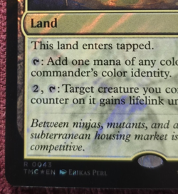 Hidden Hideout (Surge Foil) Teenage Mutant Ninja Turtles Commander TMC 0043 MINT - Image 5