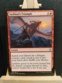 Sarkhan's Triumph - Dragons of Tarkir - Uncommon - NM to LP (see pics) MTG - Image 1