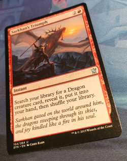 Sarkhan's Triumph - Dragons of Tarkir - Uncommon - NM to LP (see pics) MTG - Image 3
