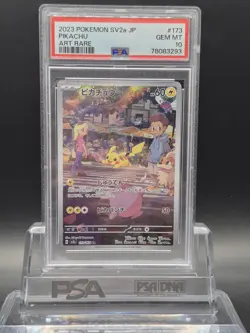 Pikachu Art Rare - Pokemon SV2a 151 Japanese - 173/165 - PSA 10 Gem Mint - Image 1