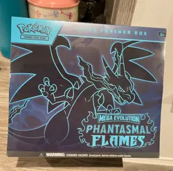SEALED Pokemon TCG Mega Evolution Phantasmal Flames Elite Trainer Box ETB - Image 1