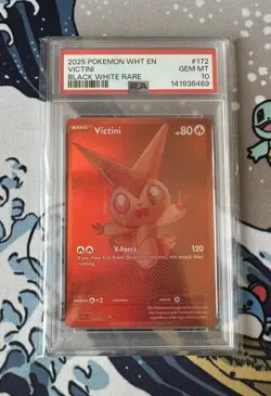 Victini 172/086 - Pokemon TCG - SV White Flare - Black White Rare - PSA 10 - Image 1