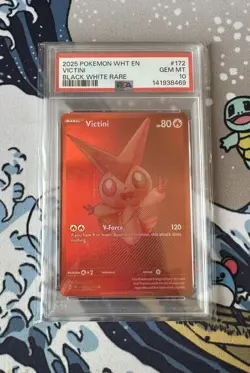 Victini 172/086 - Pokemon TCG - SV White Flare - Black White Rare - PSA 10 - Image 2