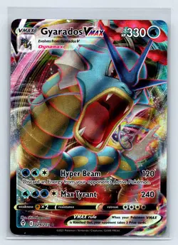 Gyarados VMAX 29/203 Ultra Rare Pokemon TCG SWSH07: Evolving Skies NM - Image 1