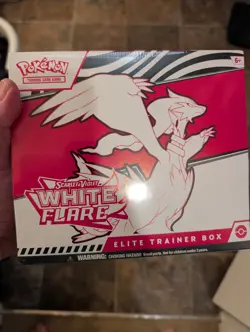 Pokemon TCG: White Flare Elite Trainer Box (ETB) slight tear in seal. - Image 1
