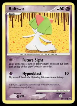 RALTS - 89/127 Common Platinum Pokemon MP - Image 1