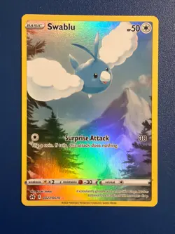 Pokemon TCG Swablu GG27/GG30 Crown Zenith Galarian Gallery NM-MT - Image 1