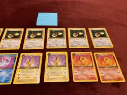 Pokemon Team Rocket First Edition Eevee & Dark Vaporeon Jolteon Flareon - Image 3