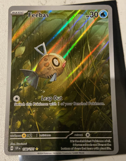Pokemon Card TCG, Feebas #198/191 , Surging Sparks Illustration Rare - Image 1