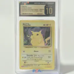 Pokemon Trading Card Game Classic Pikachu Holo 008/034 CGC Pristine 10 English - Image 1