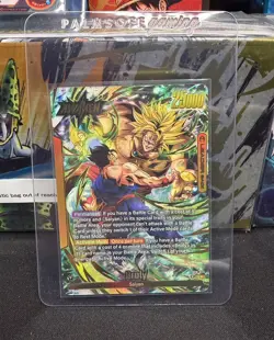 Broly FB08-073 Leader Alternate Art Saiyan's Pride Dragon Ball English Card - Image 1