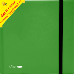 ULTRA PRO BINDER ECLIPSE PRO Binder 12 Pocket Holds 480 Cards Lime Green - Image 1