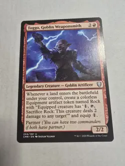 Toggo, Goblin Weaponsmith Commander Legends Regular - Image 1