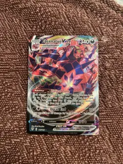 Pokemon TCG Eternatus VMAX Darkness Ablaze Holo Card 117/189SWSH03 - Image 1