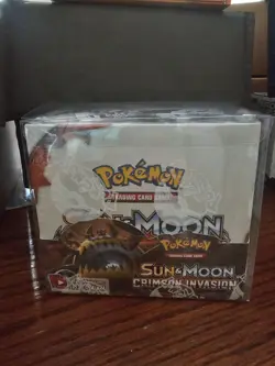 Pokemon Sun & Moon Crimson Invasion Booster Box Brand New Sealed - Image 1