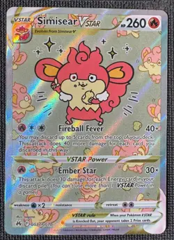 SIMISEAR VSTAR GG37/GG70 HOLO CROWN ZENITH GALARIAN GALLERY POKEMON NM - Image 1