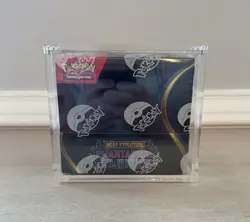 Pokemon Mega Evolution Phantasmal Flames Booster Box with Acrylic Case - Image 1