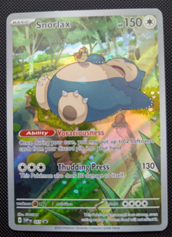 Pokemon Snorlax 051 from ETB 151 S&V/Sw&Sh NM Condition Promo Black Star ENG NM - Image 1