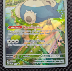 Pokemon Snorlax 051 from ETB 151 S&V/Sw&Sh NM Condition Promo Black Star ENG NM - Image 4