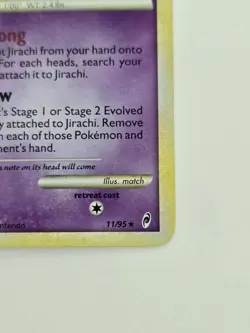 JIRACHI 11/95 HOLO RARE CALL OF LEGENDS POKEMON MP - Image 4