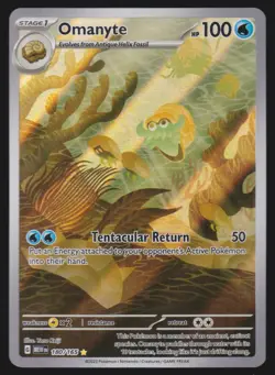 2023 Scarlet & Violet Series - Scarlet & Violet - 151 Omanyte Illustration Rare - Image 1