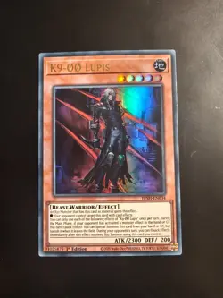 Yugioh K9-00 Lupis - JUSH-EN034 - 1st Ed. Ultra Rare - NM - Image 1