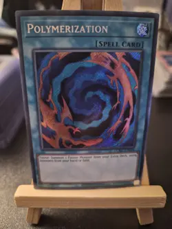 Yugioh Polymerization LCKC-EN026 Secret Rare NM Unlimited - Image 1