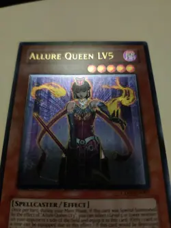 Yugioh! Allure Queen LV5 CDIP-EN007 Ultimate Rare LP - Image 2
