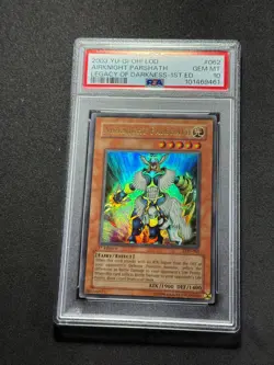 Yugioh PSA 10 Airknight Parshath LOD-062 1st Edition Ultra Rare - Image 2