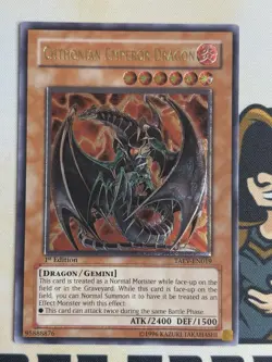 Chthonian Emperor Dragon TAEV-EN019 Ultimate Rare 1st Edition YuGiOh! NM EURO - Image 3
