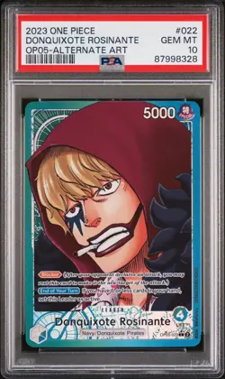 Donquixote Rosinante One Piece Awakening Of The New Era Alt Art #022 PSA 10 - Image 1