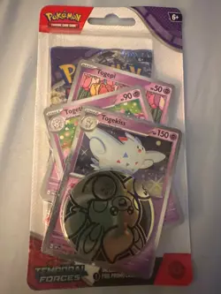 Pokemon TCG Blister w/ Togekiss 1 Temporal Forces, Blister Pack Temporal Forces - Image 2