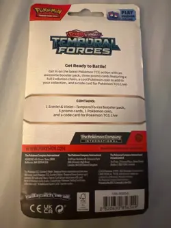 Pokemon TCG Blister w/ Togekiss 1 Temporal Forces, Blister Pack Temporal Forces - Image 3