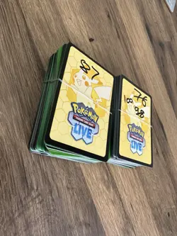 Pokemon TCG QR Code Cards Bundle 187 Unused Codes - Image 1