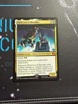 Dark Leo & Shredder Teenage Mutant Ninja Turtles Mythic Rare - Image 2