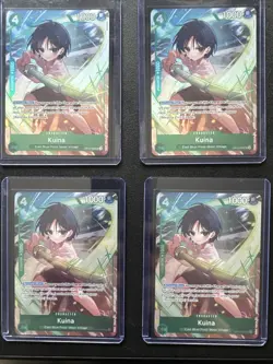 One Piece TCG OP12-026 Kuina Premium Collection Alt Art Playset NM - Image 1