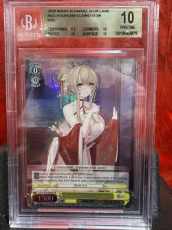 2023 Weiss Schwarz Azur Lane Glorious #AZLS102E026S SR BGS 10 - Image 1
