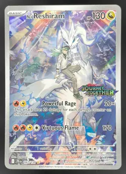 2025 Pokemon Journey Together Promo Cards #167/159 N's Reshiram - Image 1