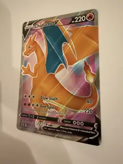 Charizard V SWSH050 Black Star Promo Pokemon Card Champion’s Path NM - Image 3