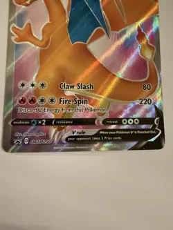 Charizard V SWSH050 Black Star Promo Pokemon Card Champion’s Path NM - Image 5