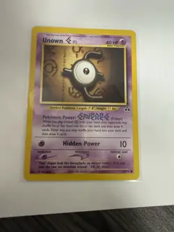 Pokemon TCG Neo Series Unown T, S, E Card Lot — Destiny, Discovery, Revelation 3 - Image 5
