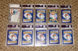 HUGE 10-CARD PSA GRADED POKEMON LOT - VINTAGE 1ST ED, PSA 10s, 2025 MURKROW ETC! - Image 4